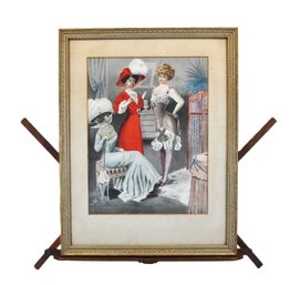 Antique R. De Souza Lithograph - ' The Grand Old Party Of Moral Ideas'