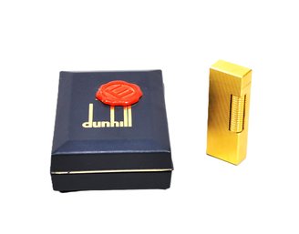 Alfred Dunhill Complete Lighter Set W/ Box, Papers & Pouch