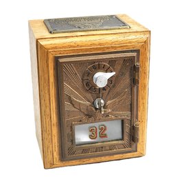 Limited Edition U.S. Post Office Lockbox Bank Circa 1906 Maine