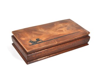 Vintage DANTE Mahogany Trinket Or Cigar Box