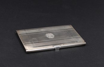 Tiffany & Co. Sterling Silver Card Case - Georgetown University