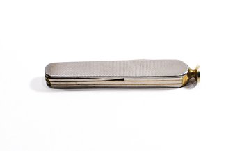 Vintage DUNHILL Germany Multi- Tool Pocket Knife - Stainless & Brass