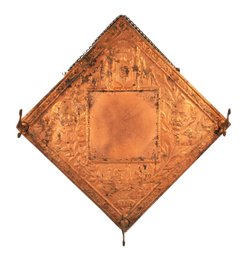 Antique 1898 Spanish American War 'Remember The Maine'  Mirror/Hat Rack