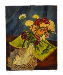 Gail Symon 1941, Floral Still Life Oil Painting