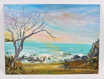 Donald Shaw Day (American, 20th Century) 'Majestic Beach' Seascape