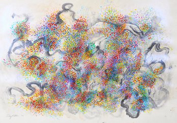 Shirley Koller (1921-2017) ' A Passage For Apollo' Abstract Painting