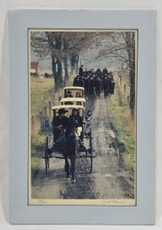 Dick Brown (American, 20th Century) Signed Limited Edition Amish Procession Photograph