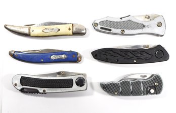 Lot 6 Vintage Folding Knifes