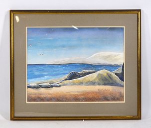 Dorothy Cholish (20th Century) Coastal Dunes & Seascape Painting