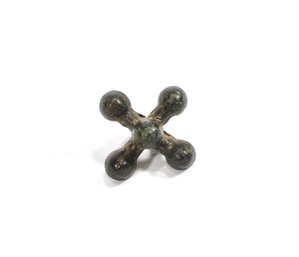 Ancient Roman Excavated Bronze Cruciform (cross-shaped) Fibula