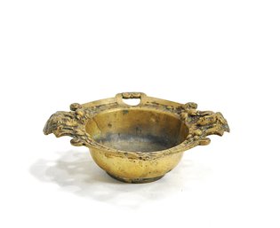 Antique Brass Figural Renaissance Revival Bowl