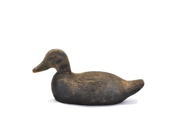 Vintage Animal Trap Company Wooden Duck Decoy, Pascagoula Mississippi