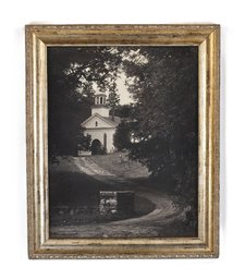 Vintage Photograph Of New England Church - Citizens Committee For The Army & Navy