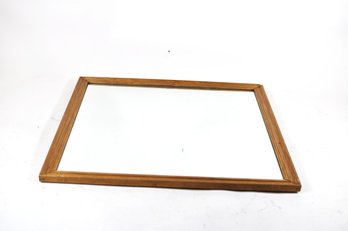 Vintage Wood Wall Mirror