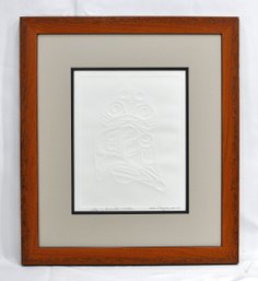 Dorothy Grant ' Its A Sharks World' Embossed Intaglio Relief Print, 2005