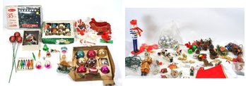 Lot Of Vintage Christmas Decorations & Ornaments