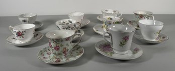 Vintage Floral Teacup And Saucer Collection