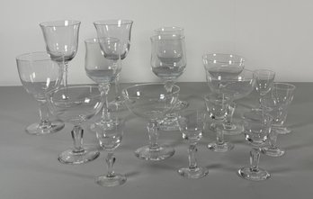 Collection Of Vintage Stemmed Glassware