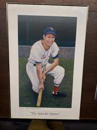 Armand La Montagne Ted Williams 'Splendid Splinter' Signed Print
