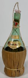 1972 Martino Chianti Wine Bottle In Straw Basket