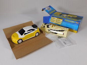 Scalextric Rally Thunder Solo Car Yellow #14 1/32 Slot Car Kit