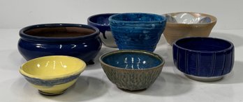 Seven Studio Pottery Bowls