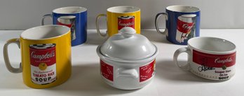 Andy Warhol Campbell's Soup Mugs & Bowl - Block Art Set