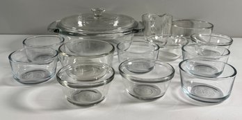 Vintage Clear Glass Kitchenware Collection