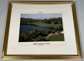 Framed Art Print Of Mid Ocean Club, Bermuda (1993)