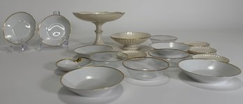 Collection Of Porcelain And Glass Bowls And Plates