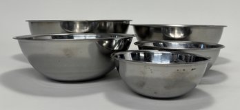 Stainless Steel Mixing Bowls (Set Of 5)