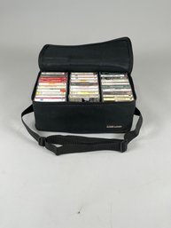 Case Logic Cassette Carrying Bag With Classical Cassettes
