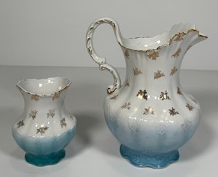 Goodwin Pottery Co. Semi-Porcelain Vases, Pair
