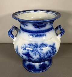 Amoy Blue & White Vase With Handles