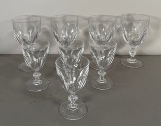 Set Of 8 Crystal Goblets