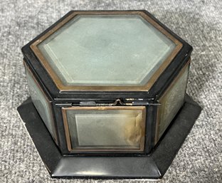 Vintage Hexagonal Electric Fixture Lamp
