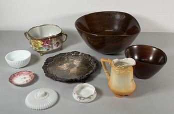 Assorted Decorative Bowls, Dishes & Pitcher