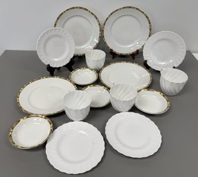 Set Of Homer Laughlin And Royal Tuscan Porcelain Dishware