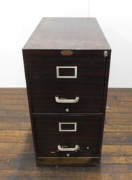 Vintage Two-Drawer Filing Cabinet