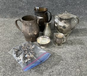 Vintage Silver-Plated & Pewter Tableware Collection