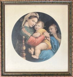 Print Of Madonna And Child With Saint John The Baptist