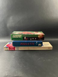 Vintage Board Games: Jackpot Las Vegas, Roulette, Kalah