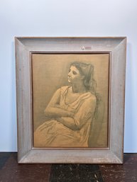 Pablo Picasso 'Woman In White' Reproduction