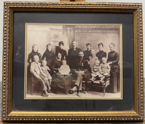 Antique Framed Family Photograph