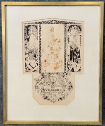 Stephen Missal's 'Nyarlathotep' Pen & Ink Drawing