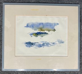 Abstract Watercolor Landscape