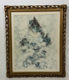 Abstract Painting In Gilt Frame