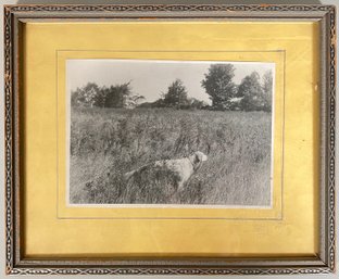 Framed Vintage Black And White Photograph