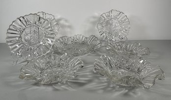 Set Of Clear Glass Plates
