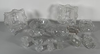 Collection Of Cut Glass Bowls And Dishes